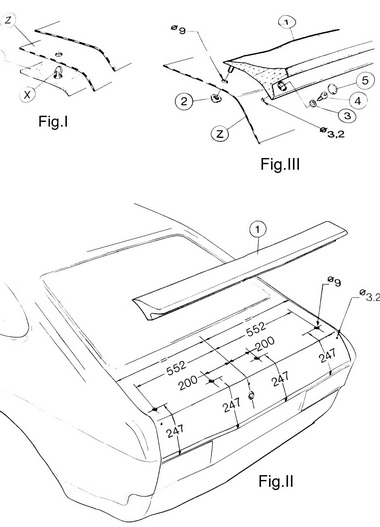Einbauanleitung Heckflügel klein Capri III
Installation instructions for small rear spoiler Capri III